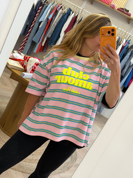 Club amour tee shirt taille unique