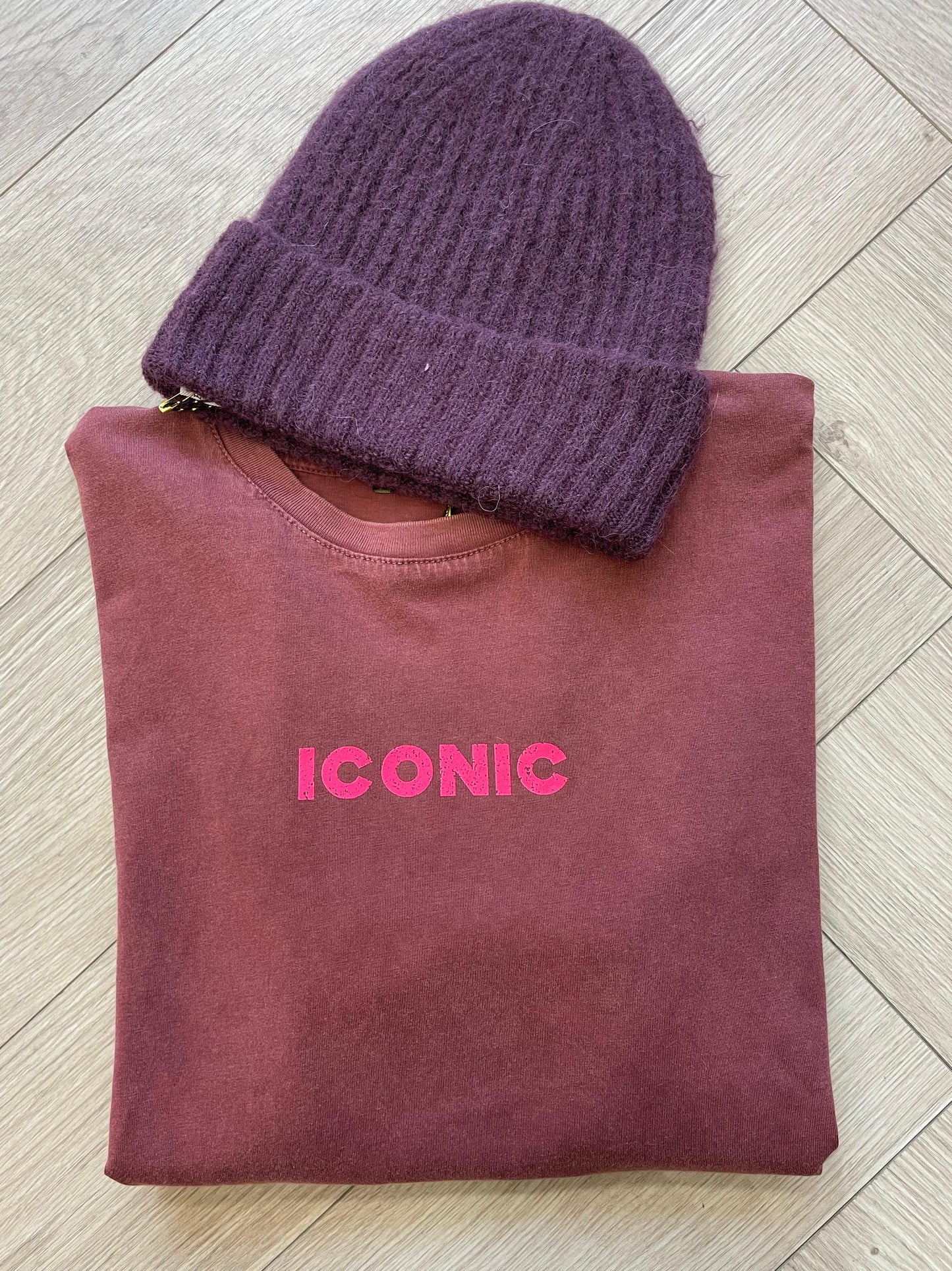 Iconic tee shirt cerise