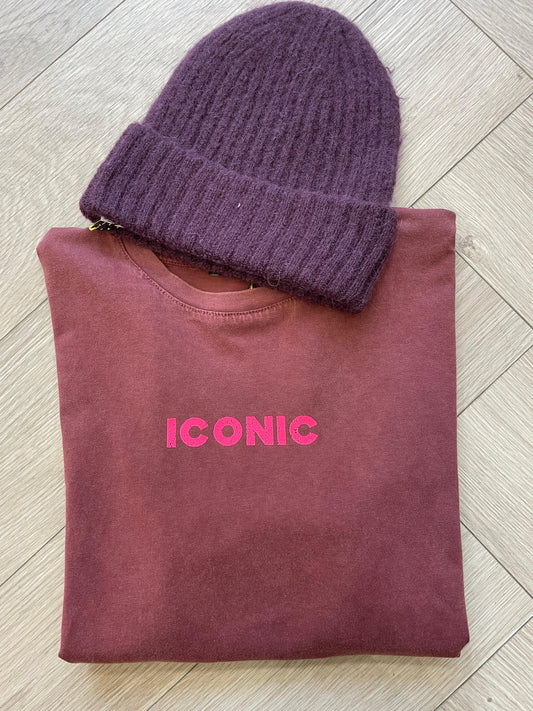 Iconic tee shirt cerise