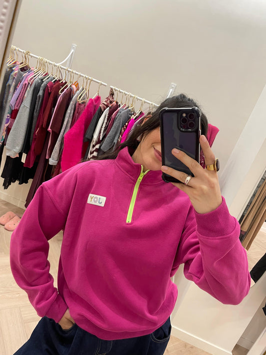 SWEAT inscription JOY rose