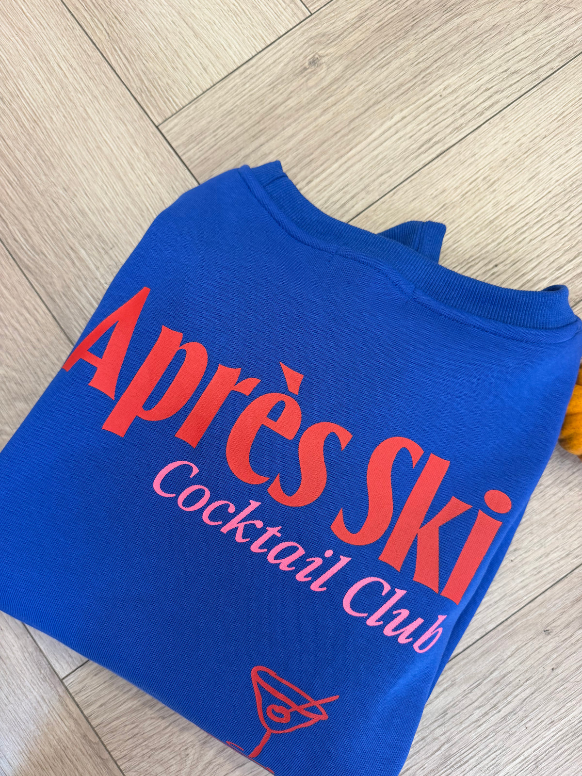 Sweat après ski bleu taille unique