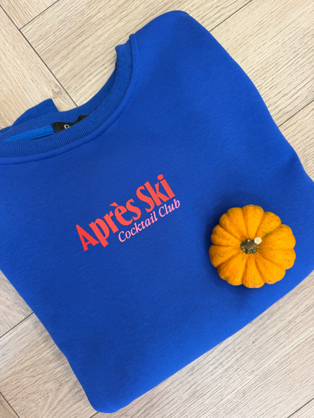 Sweat après ski bleu taille unique