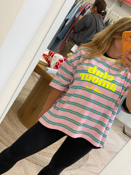Club amour tee shirt taille unique