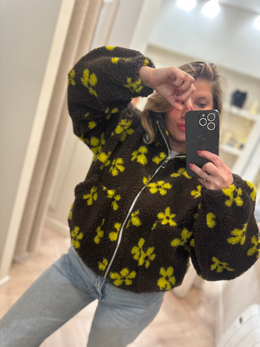 Snow polaire gilet marron taille unique