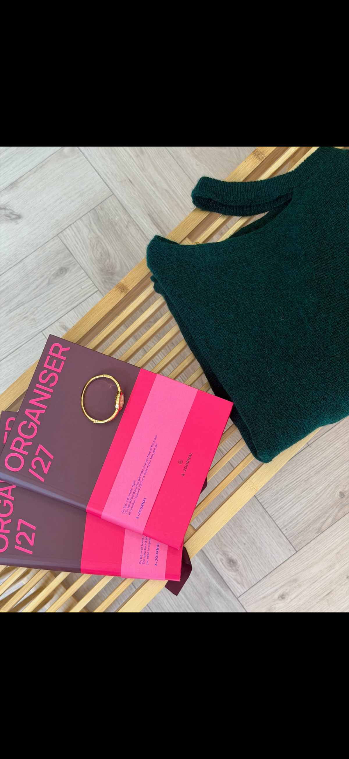 Organiser 2027 prune et rose