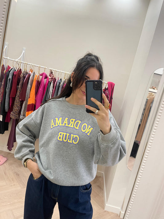 No drama sweat gris