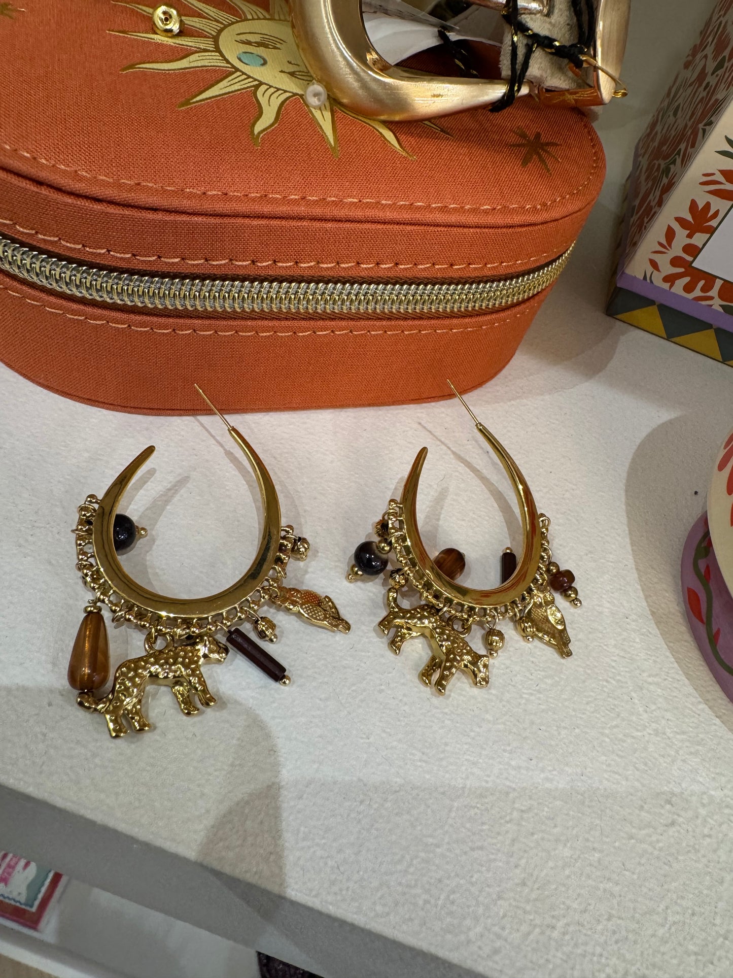 Boucles d oreilles Jungle