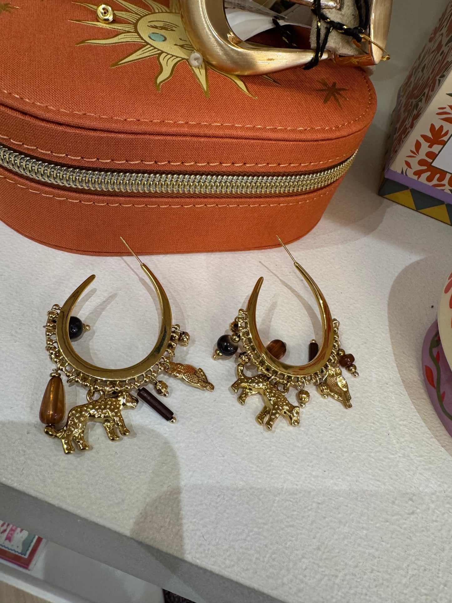 Boucles d oreilles Jungle