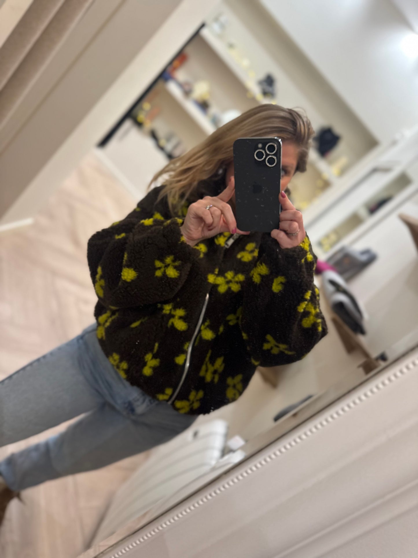 Snow polaire gilet marron taille unique