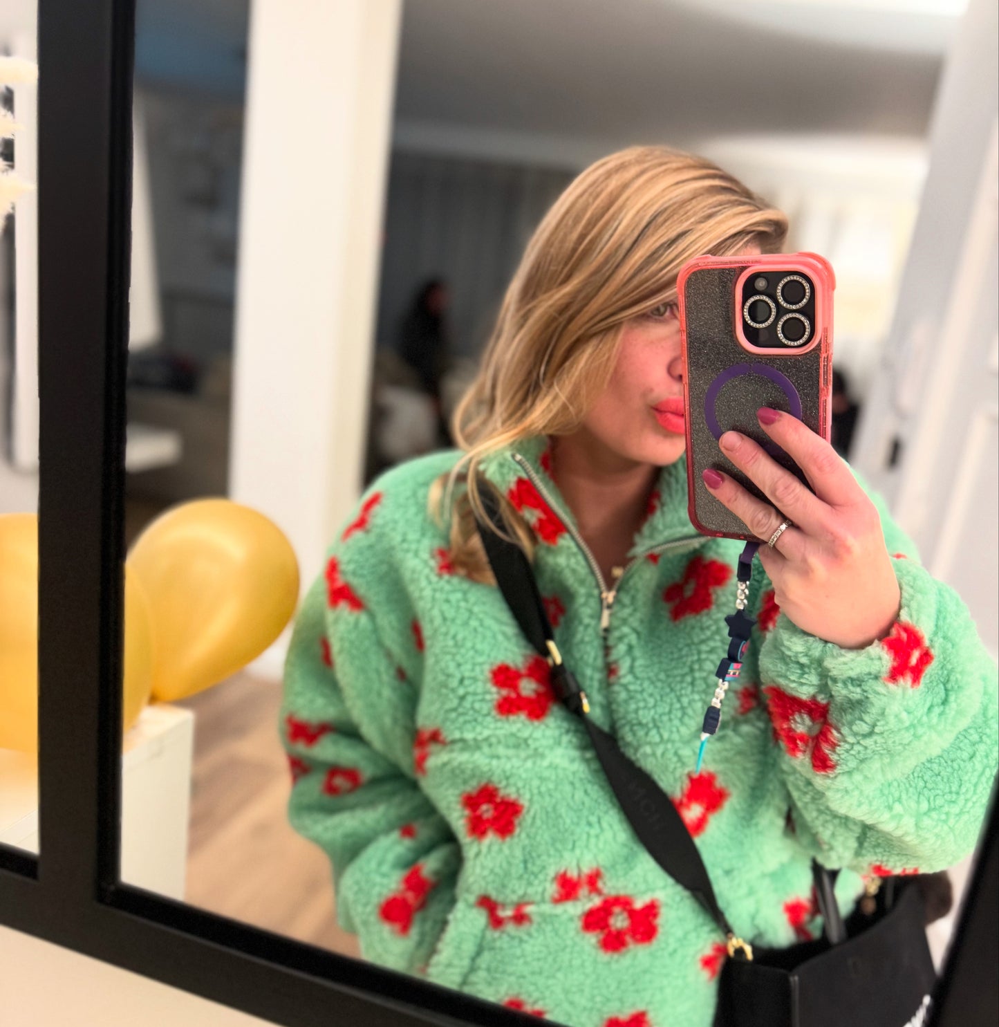 Snow pull polaire vert taille unique